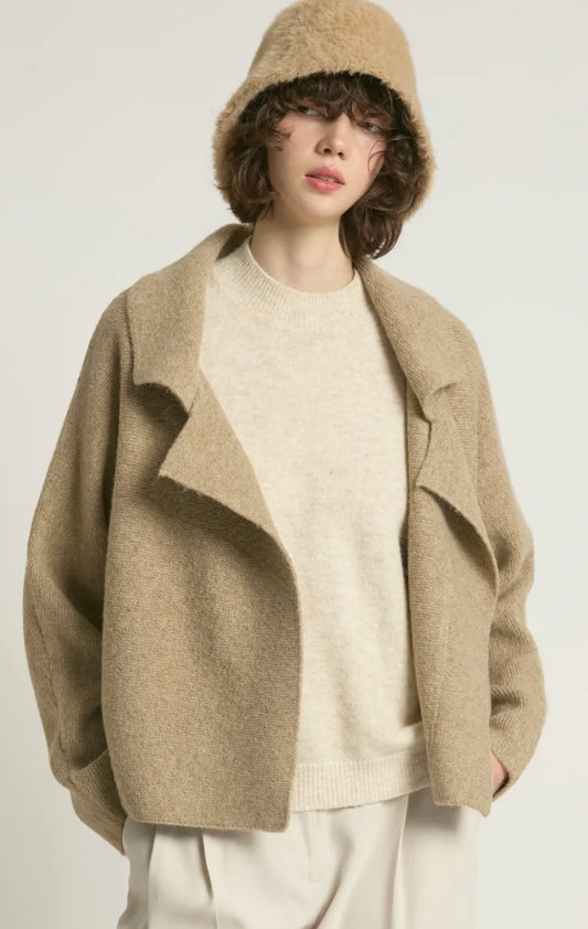 Flap Collar Cardi