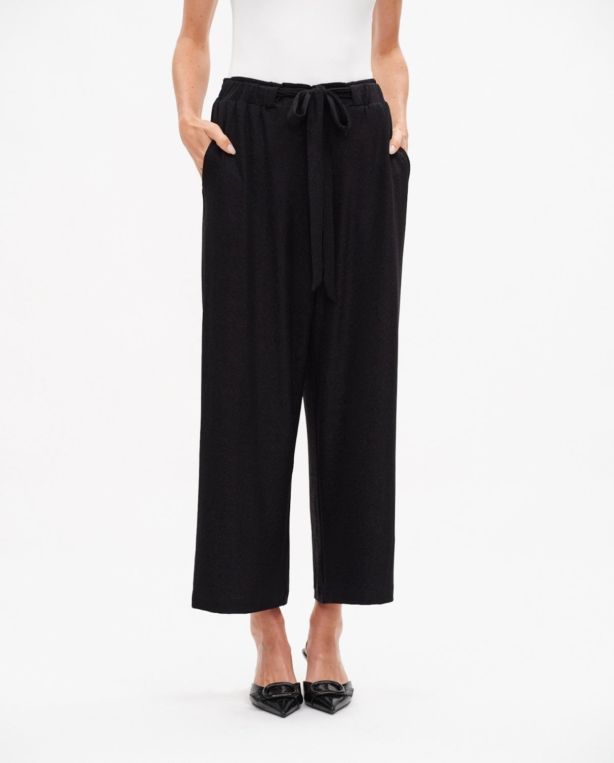 Lurex Pant Black