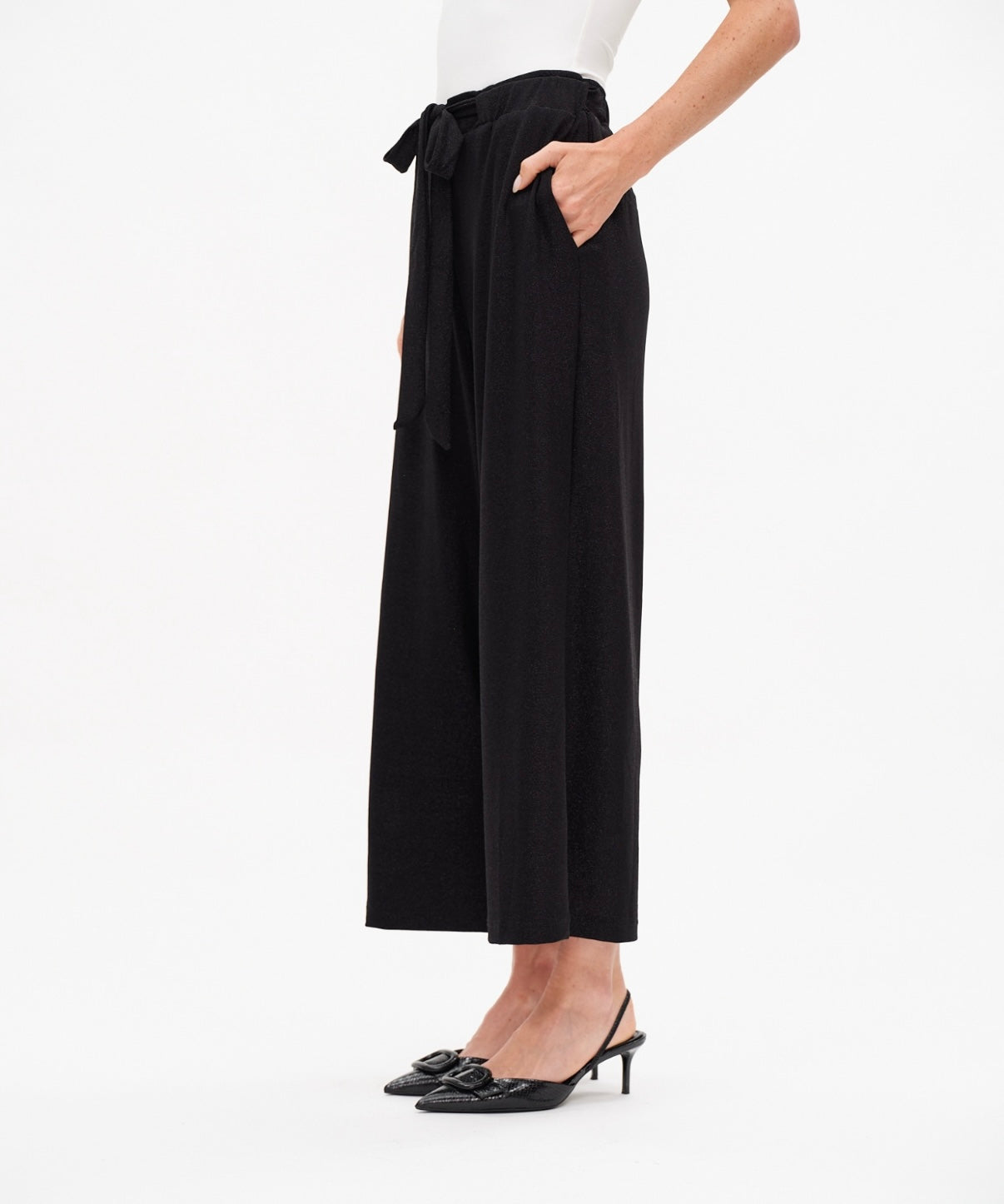 Lurex Pant Black