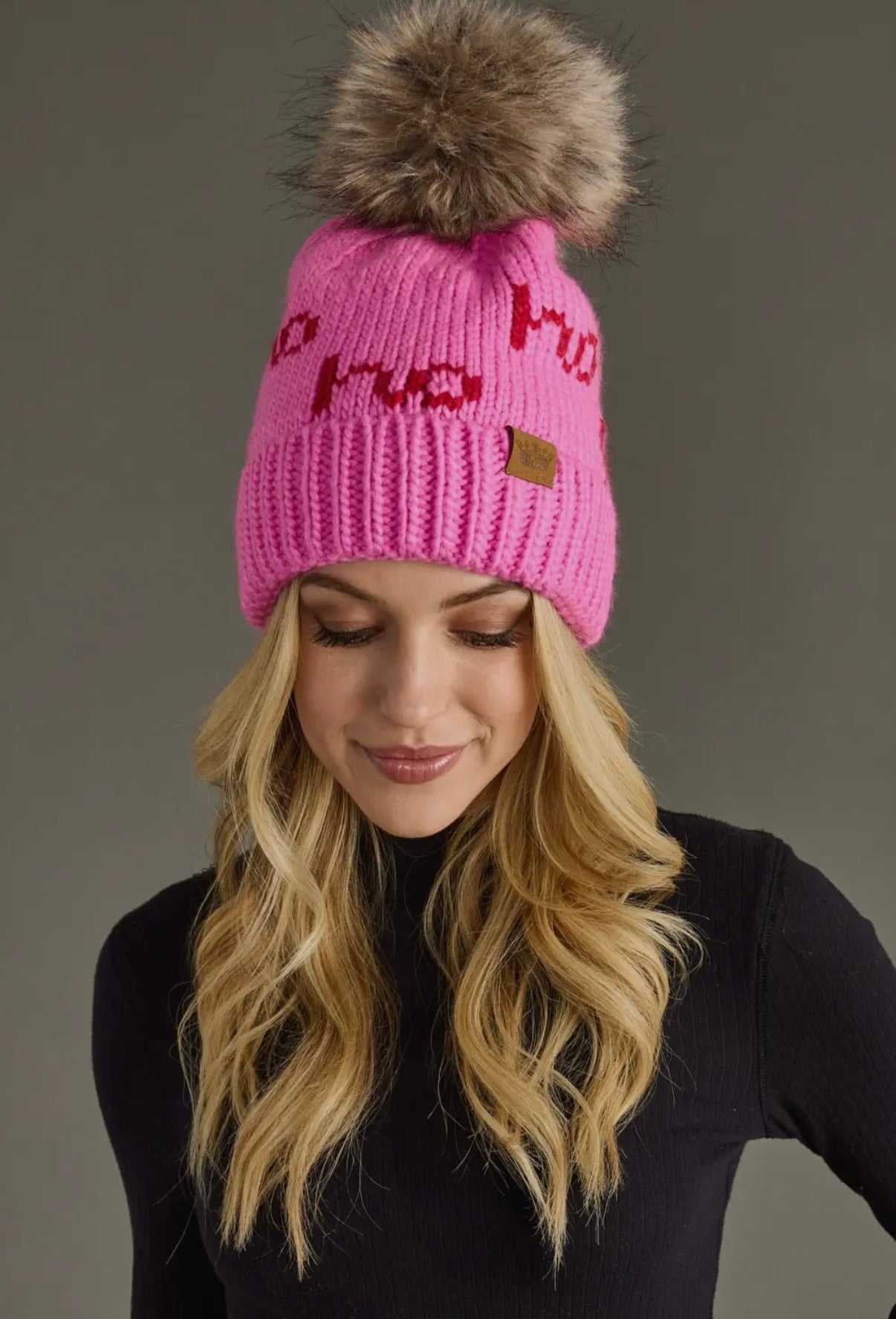 Pink and Red Ho Ho Ho Hat
