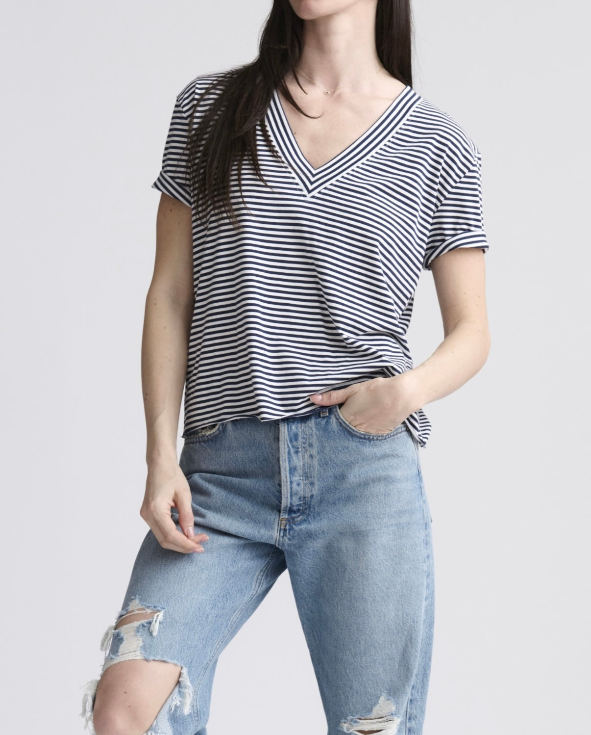 Kacey Stripe Tee