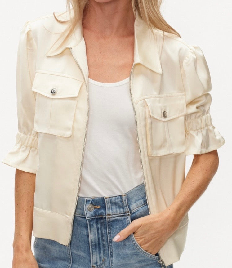 Anna Satin Jacket