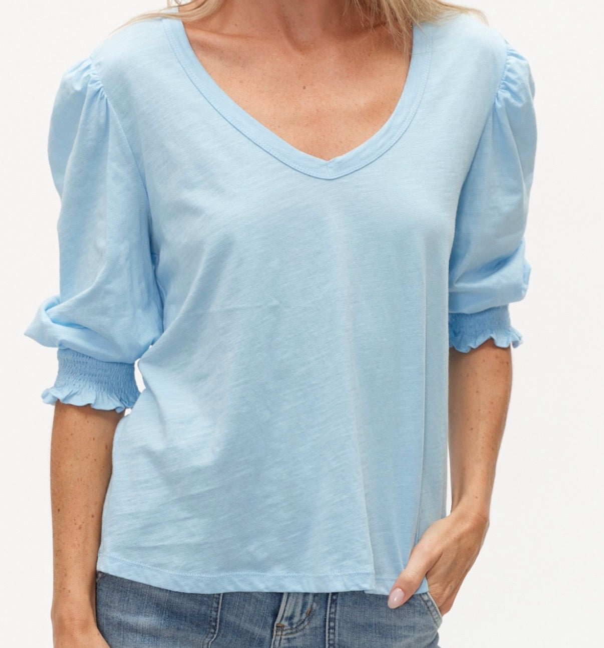 Tessa Smocked Sleeve