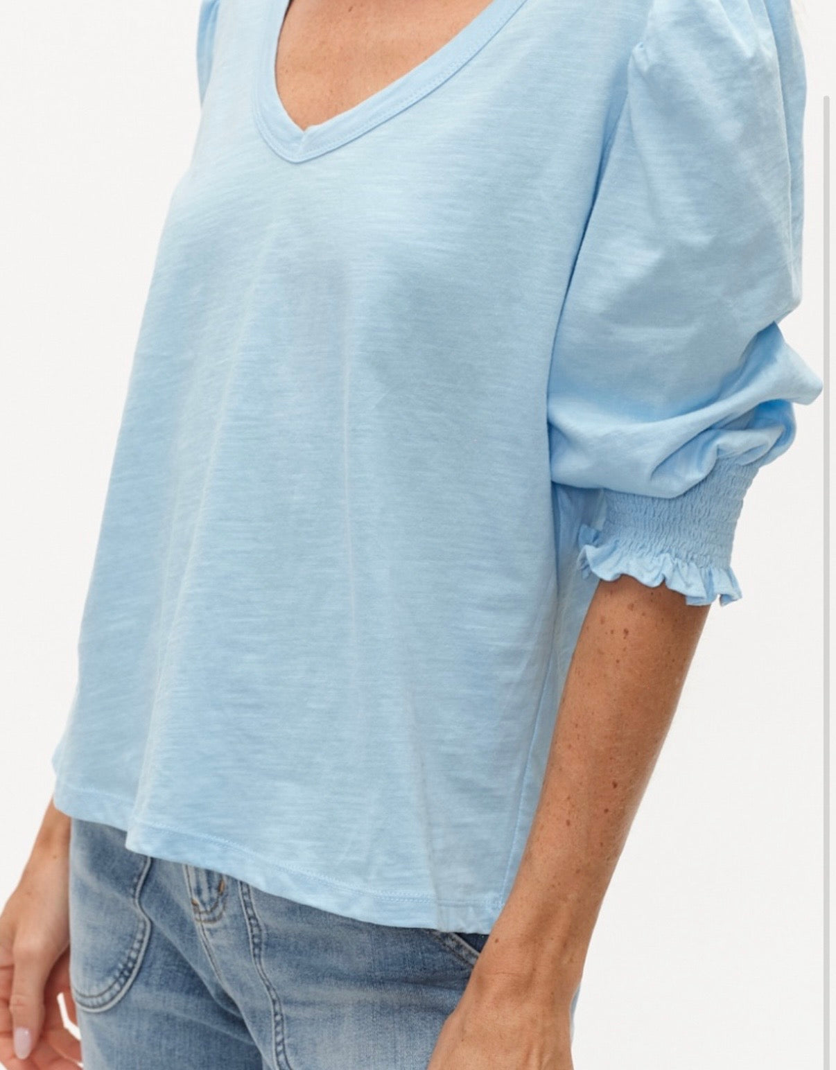 Tessa Smocked Sleeve