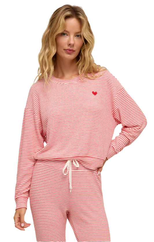 Striped LS Top