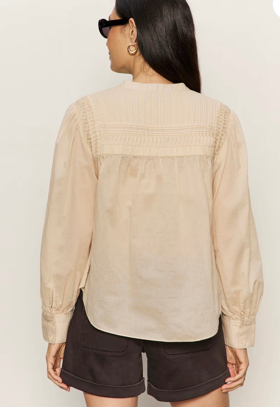 Pintuck Shirt