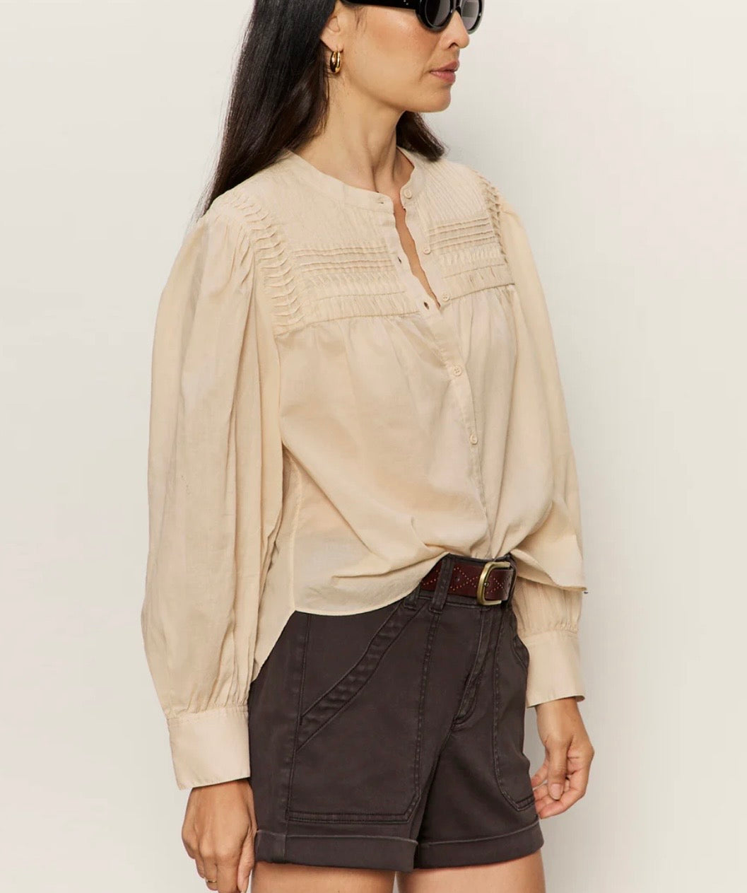 Pintuck Shirt
