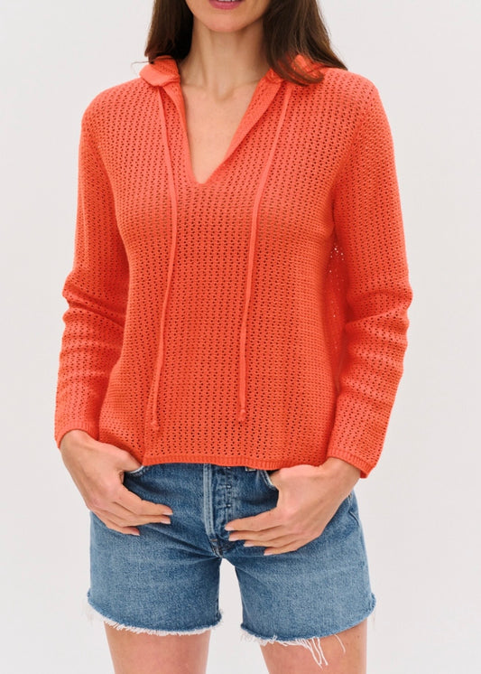 Crochet Knit Hoodie