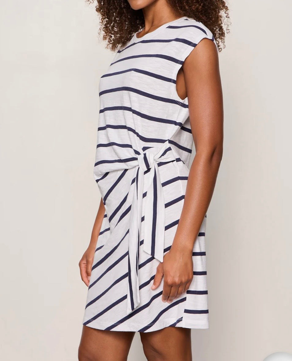 Side Tie T-Shirt Dress