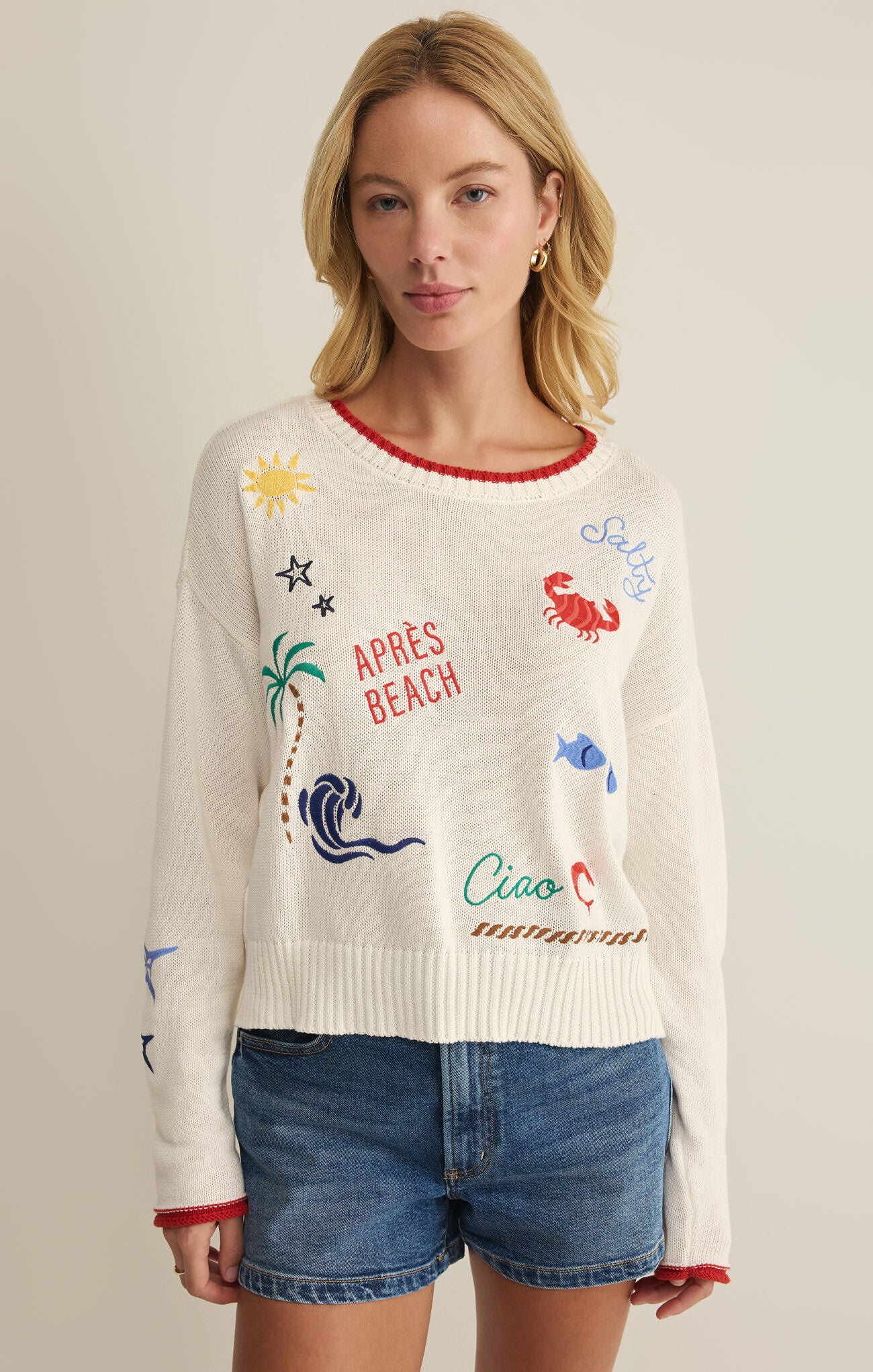 "Seas" The Day Sweater