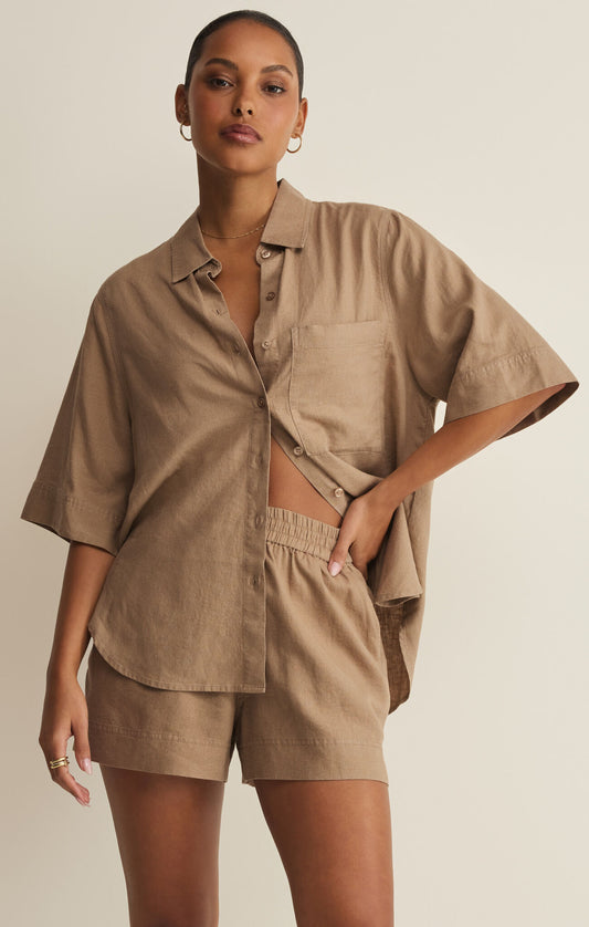 Expedition Button Up Blouse