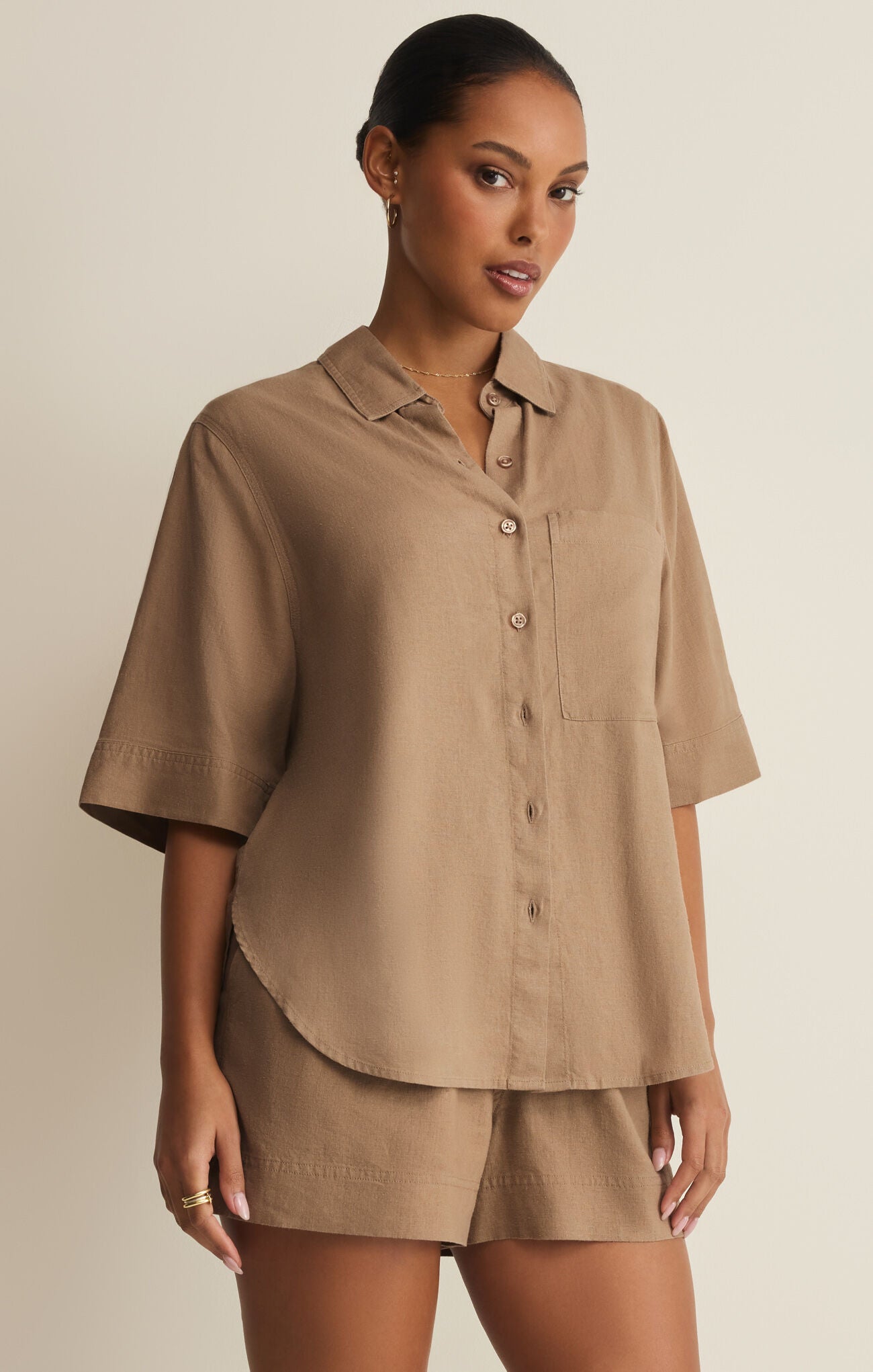 Expedition Button Up Blouse