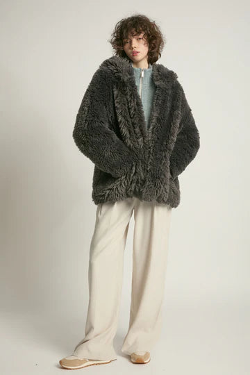 Shaggy Fur With Hood