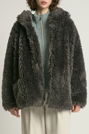 Shaggy Fur With Hood