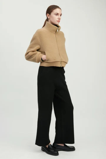 Teddy Sherpa Crop Bomber