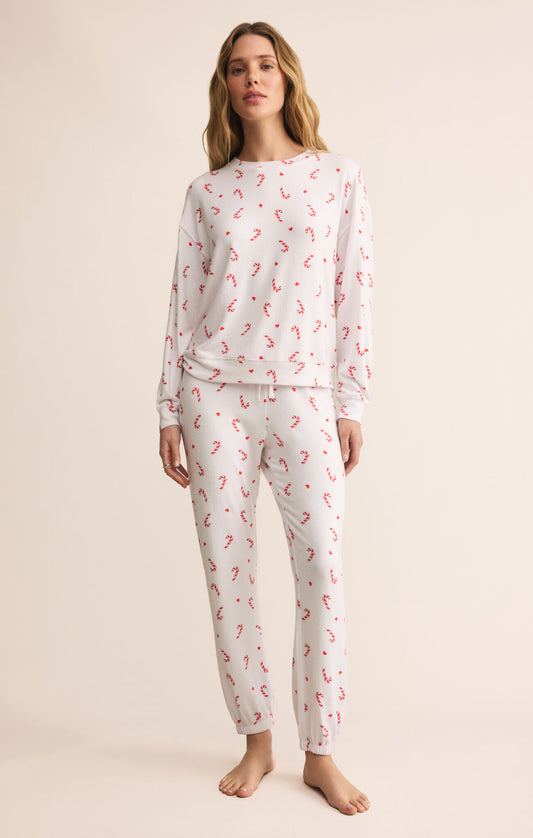Cozy Candy Cane PJ's