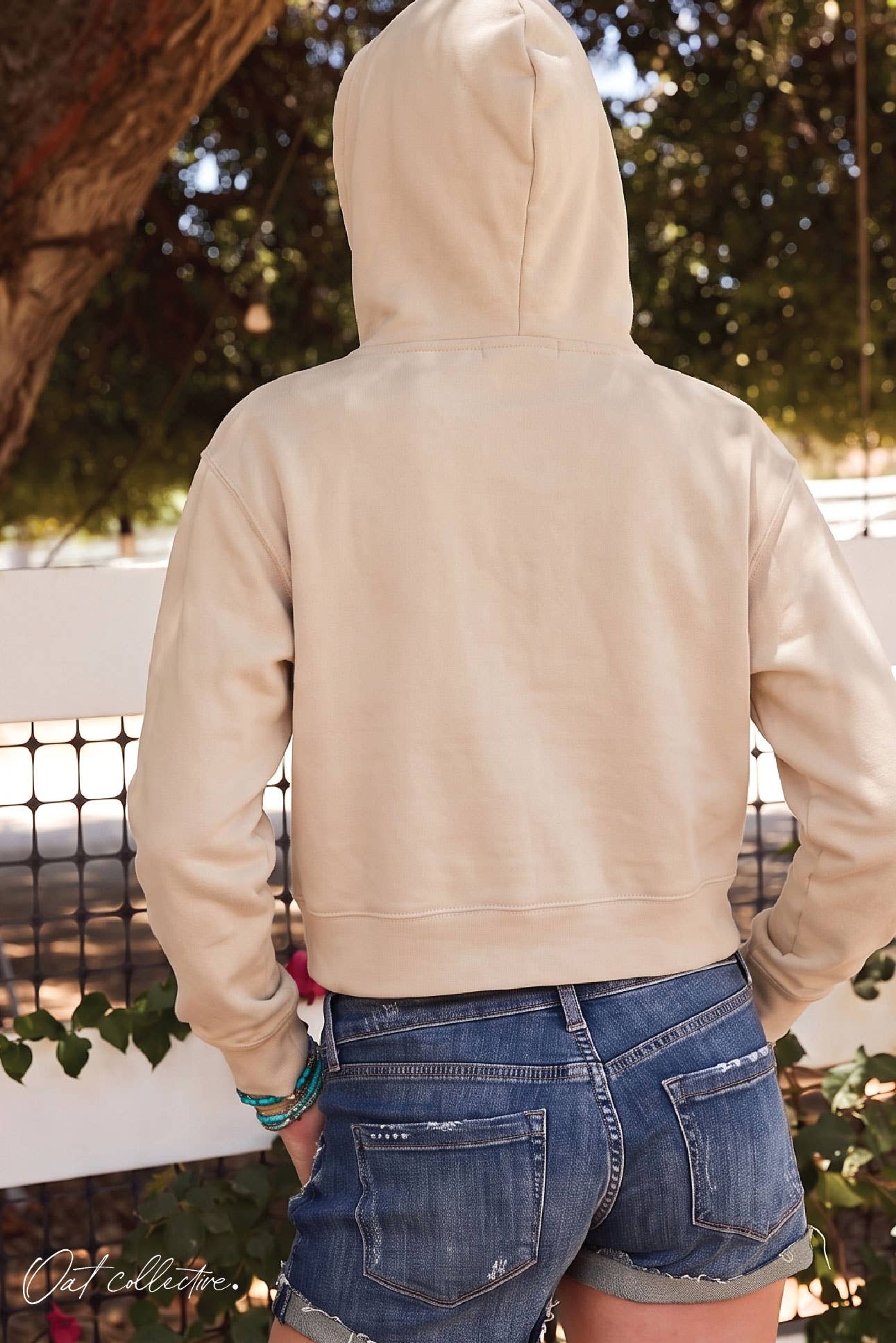 Premium Basic Cropped Hoodie Pullover Sweatshirt