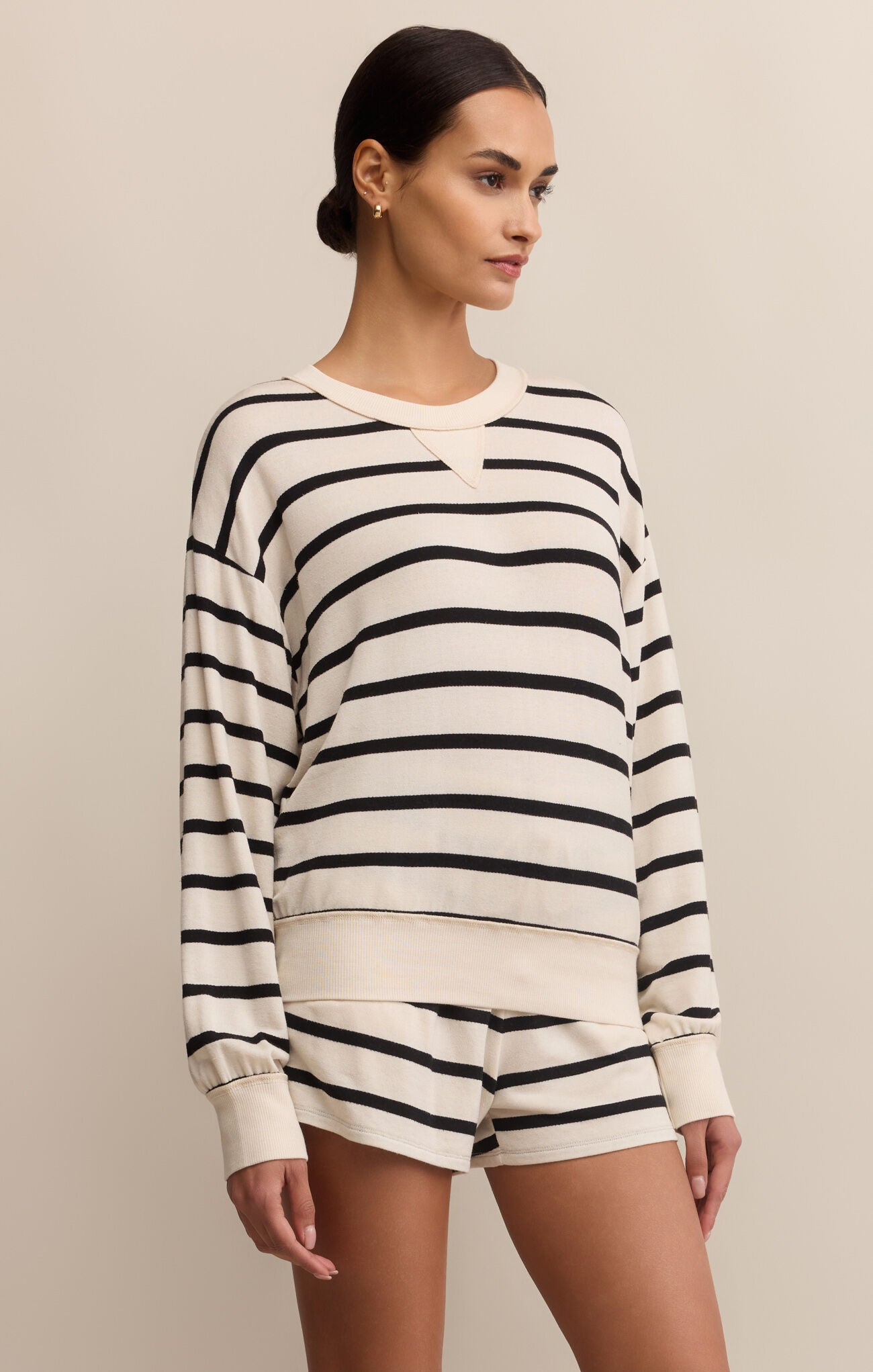Stand Out Striped Sweatshirt