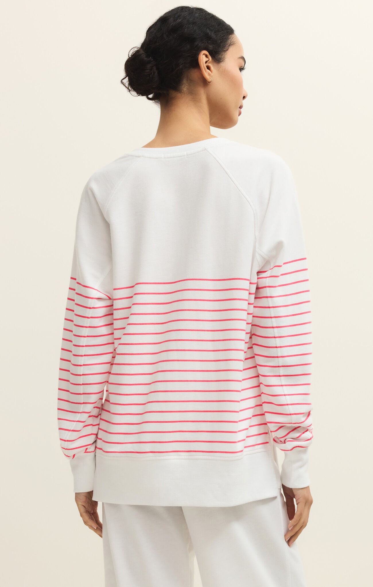 Weekender Stripe V Neck