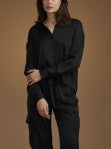 Clara Button Down Satin Top