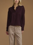 Clara Button Down Satin Top