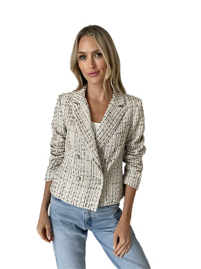 Tweed Textured Blazer