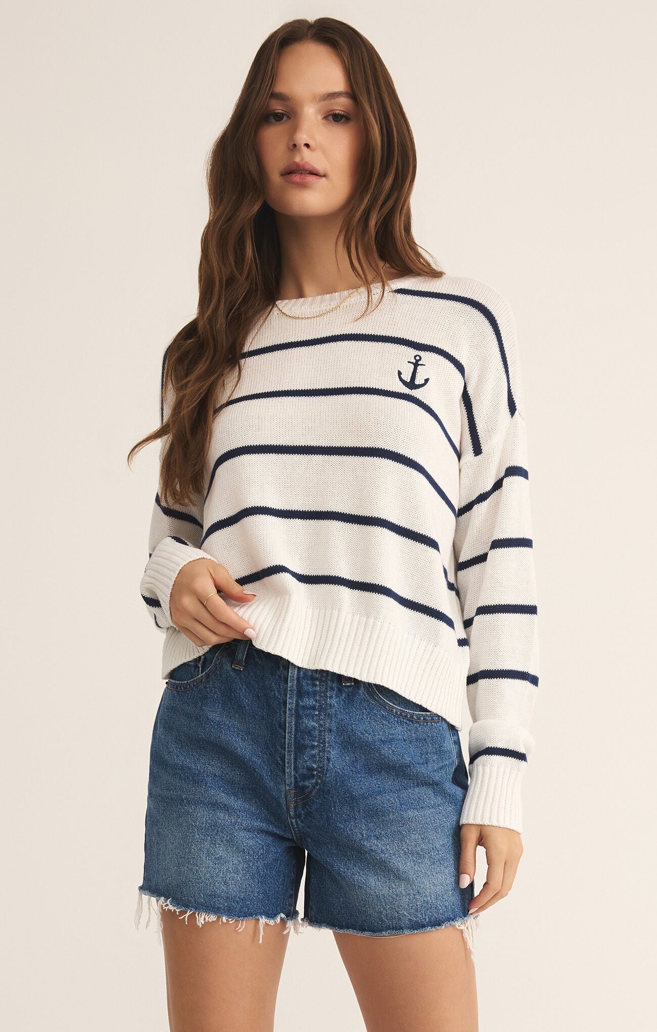Anchors Away Sweater